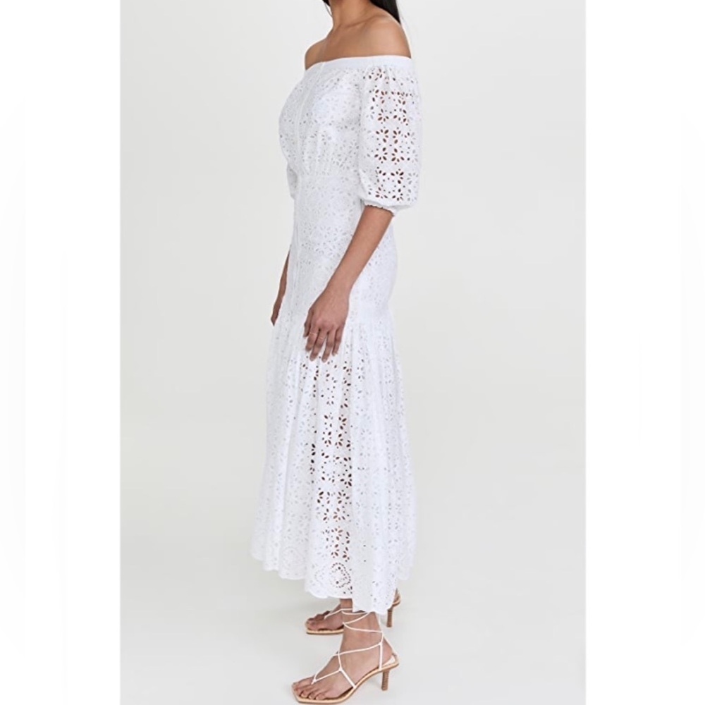 BRAND NEW Veronica Beard Cali Maxi Dress White - Picture 4 of 11